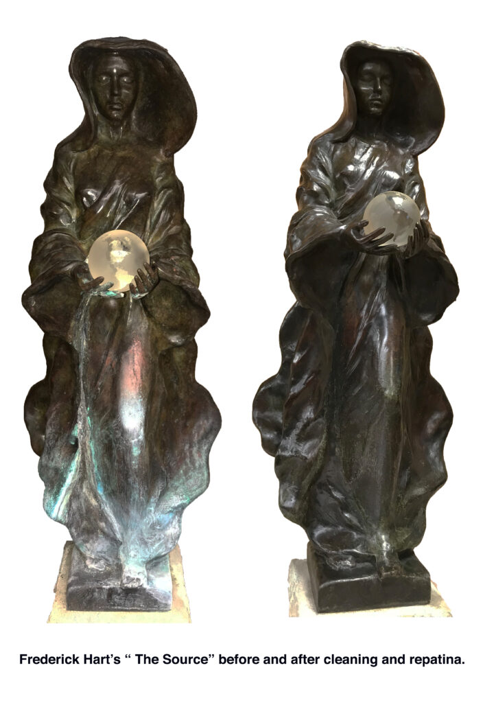 Frederick Hart Sculpture patina restoration